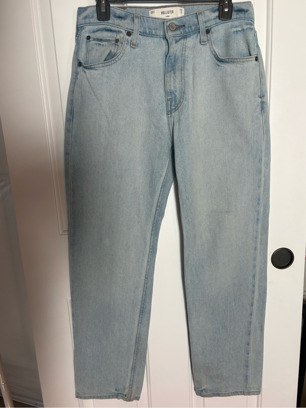 Hollister Men’s Jeans Light Wash Loose Fit